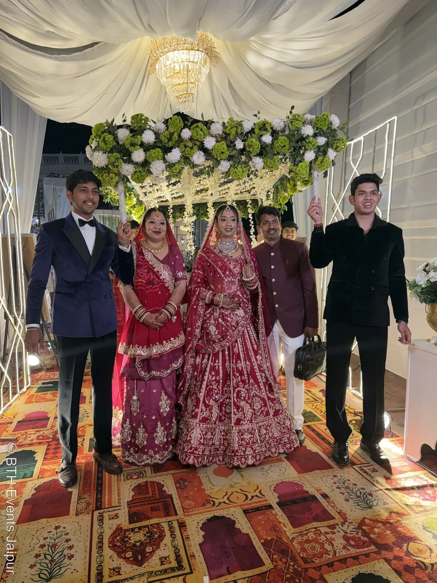 BTH Events wedding family photo