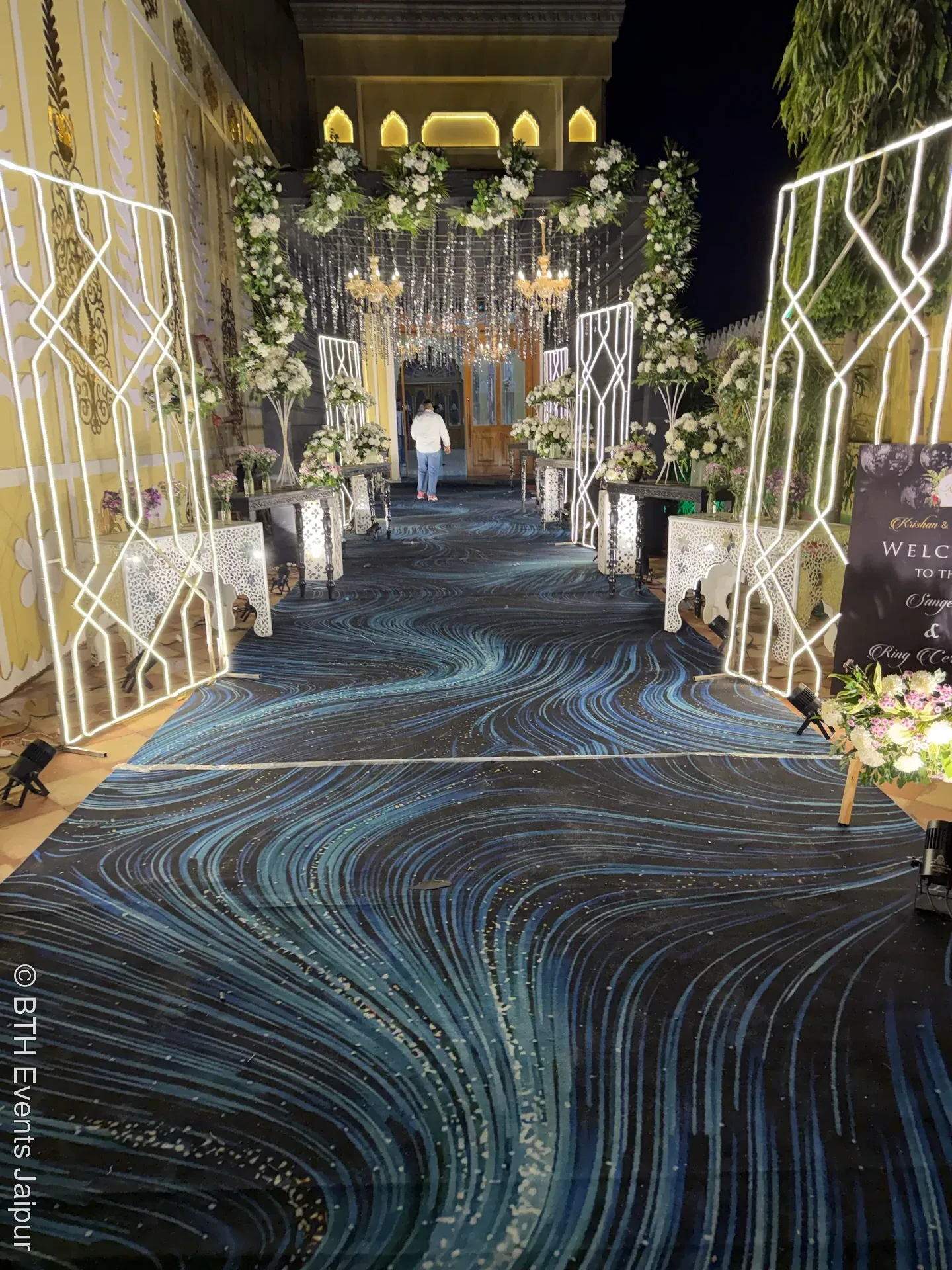 BTH Events LED entrance passage decor