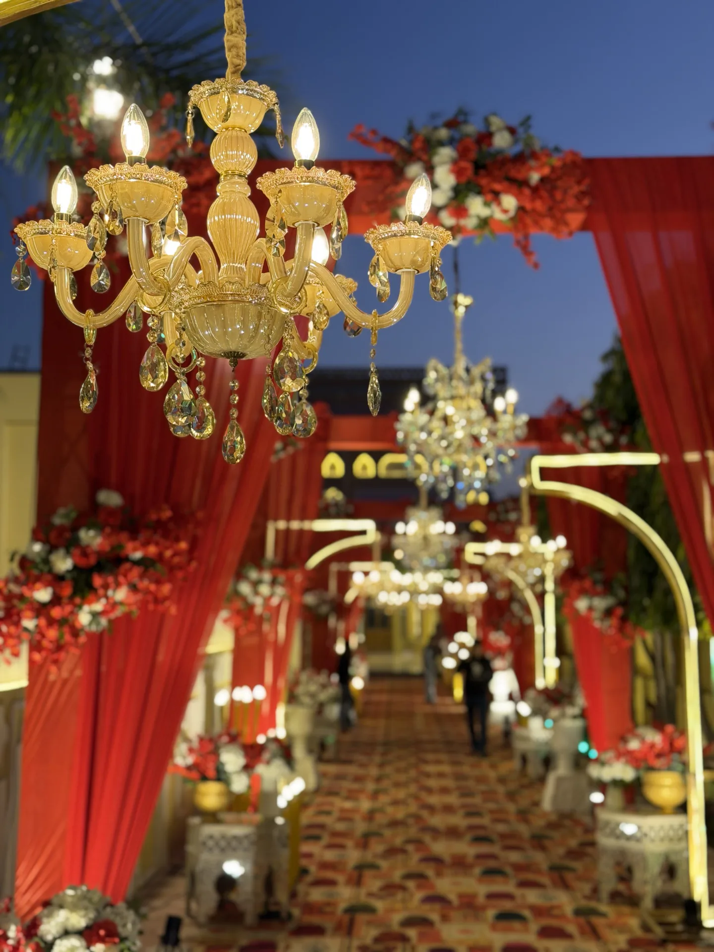BTH Events yellow haldi ceremony setup